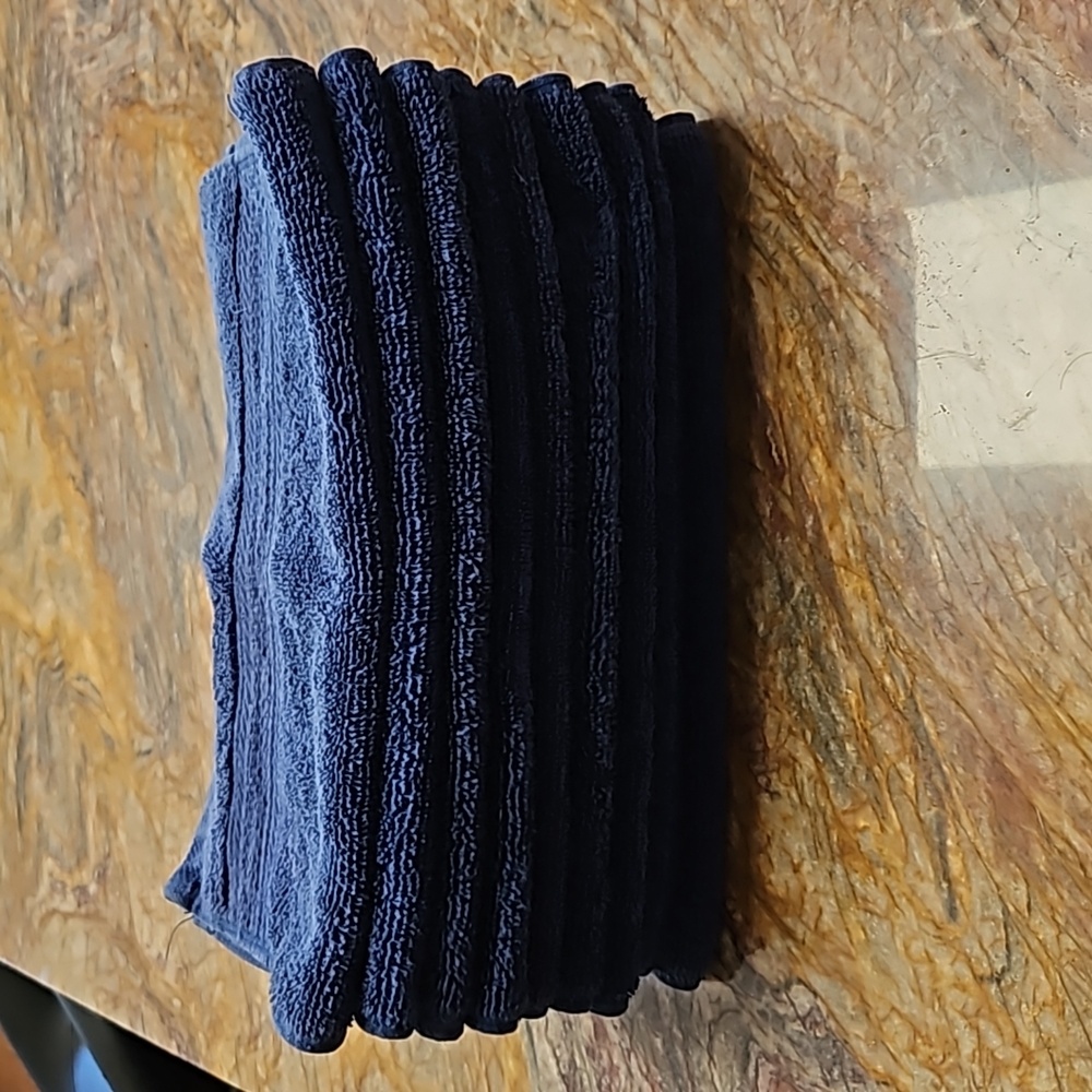 12" x 12" Dark Blue Wash Cloth Towels